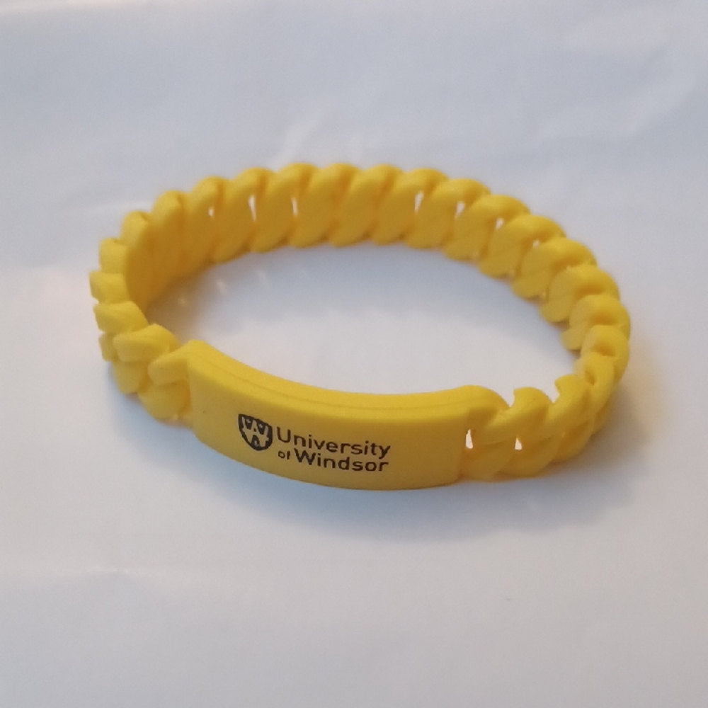 $4 Add-on University of Windsor Yellow Bracelet